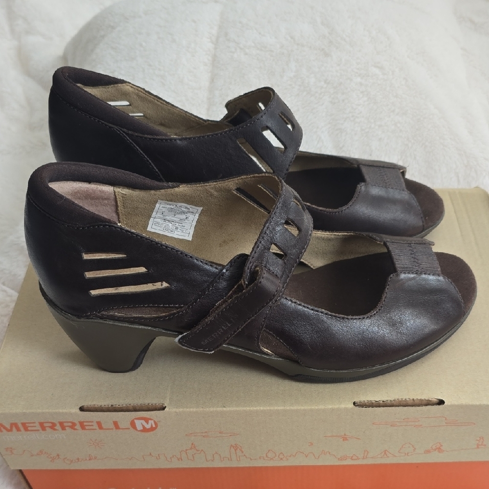 Merrell Espresso Cutout Heels